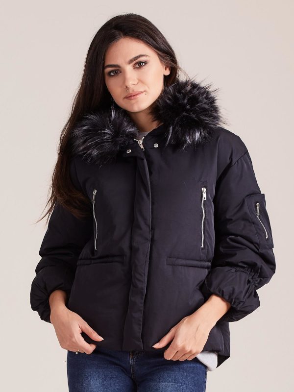 Wholesale Black women's jacket for winter