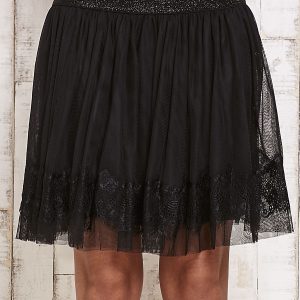 Wholesale Black Lace Mini Skirt