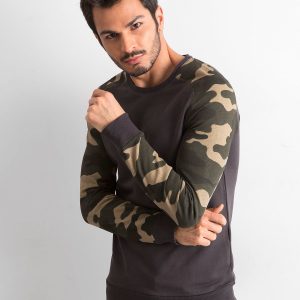 Wholesale Men's Graphite Cotton Sweatshirt