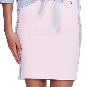 Wholesale Light pink skirt with stripes