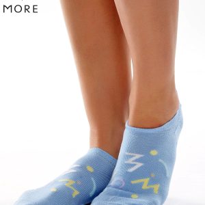 Wholesale MORE Blue short feet with colorful patterns