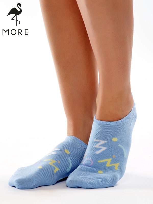 Wholesale MORE Blue short feet with colorful patterns