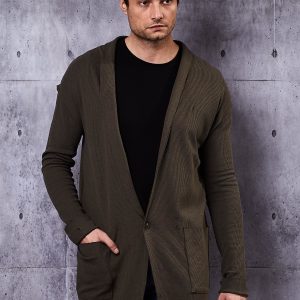 Wholesale Khaki sweatshirt for men with pockets