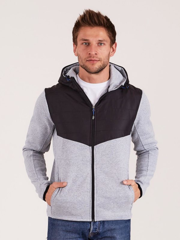 Wholesale OUTHORN Men's Grey Hoodie