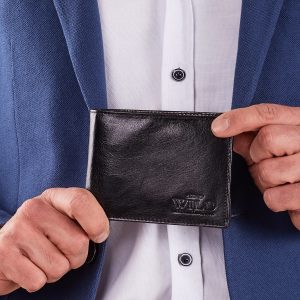 Wholesale Black Horizontal Men's Wallet