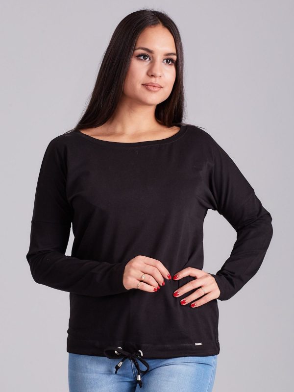 Wholesale Black Cotton Blouse