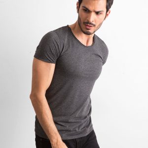 Wholesale Graphite Melange Smooth Men's T-Shirt