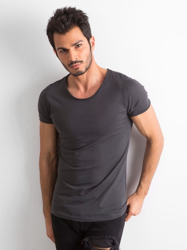 Wholesale Graphite Smooth Men's T-Shirt