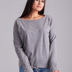 Wholesale Grey Cotton Blouse