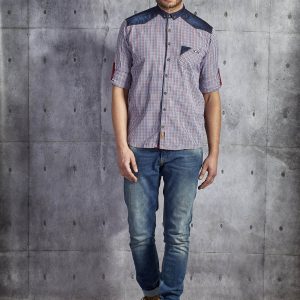 Wholesale Men's Cotton Checkered Shirt Multicolor PLUS SIZE