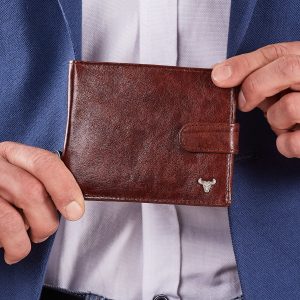 Wholesale Men's Brown Wallet with Clasp