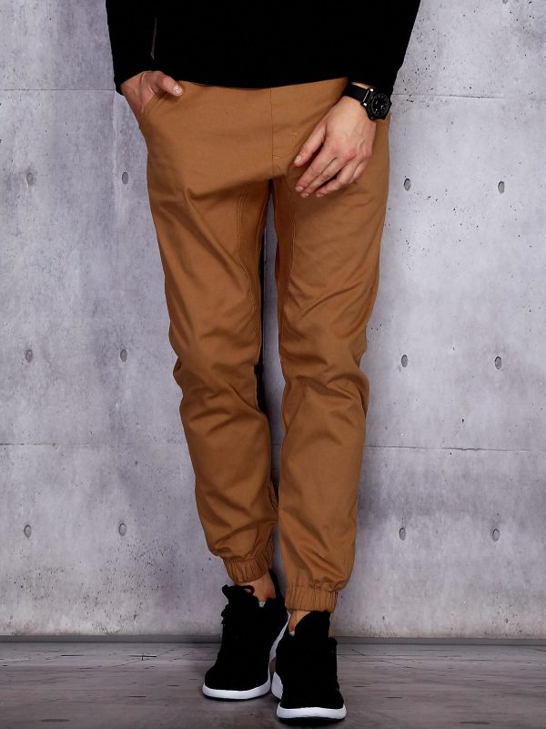 Wholesale Beige Joggers Men's Trousers