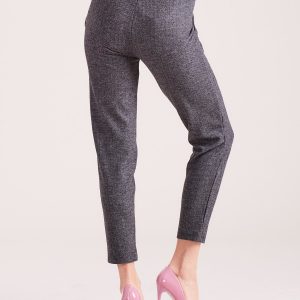 Wholesale Graphite herringbone pants