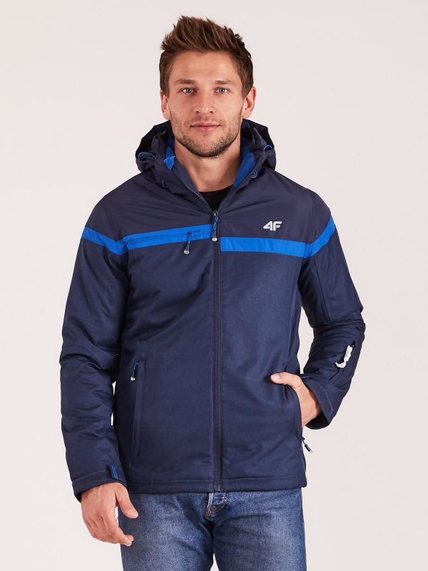 Wholesale 4F Navy Blue Men's Ski Jacket