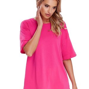 Wholesale Pink Smooth T-Shirt