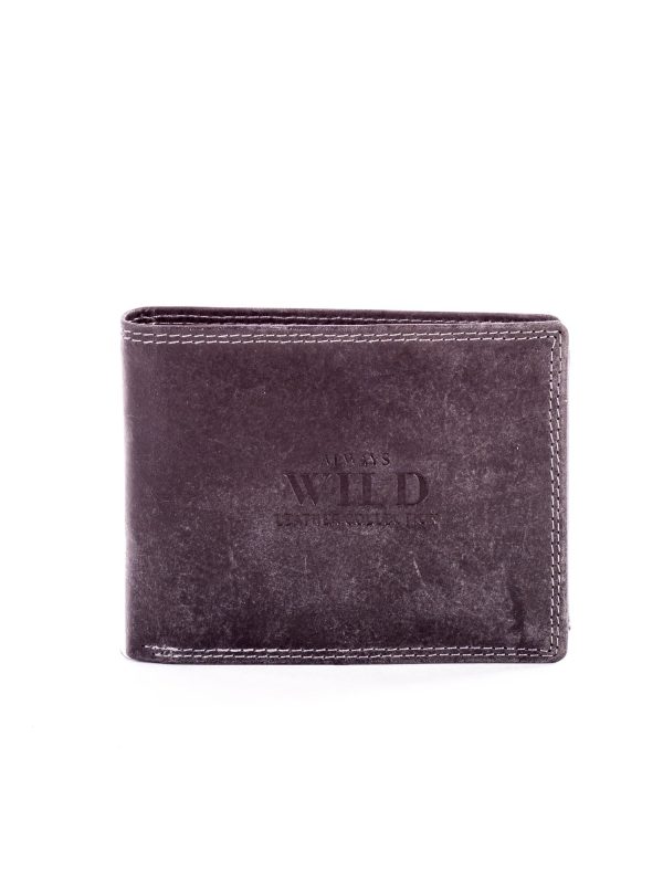 Wholesale Black Genuine Leather Men's Wallet with Snap