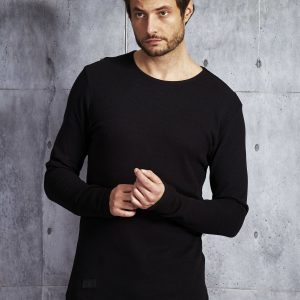 Wholesale Black Longer Blouse for Men