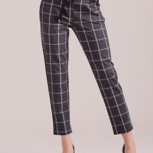 Wholesale Grey plaid pants