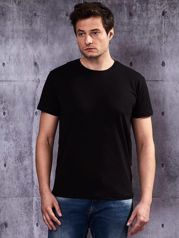 Wholesale Black men's t-shirt