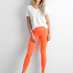 Wholesale Fluo orange leggings for women