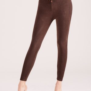 Wholesale Brown Corduroy Leggings