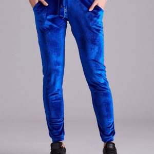 Wholesale Blue velor pants