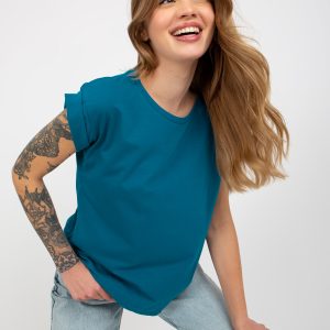 Wholesale Revolution sea basic t-shirt with round neckline