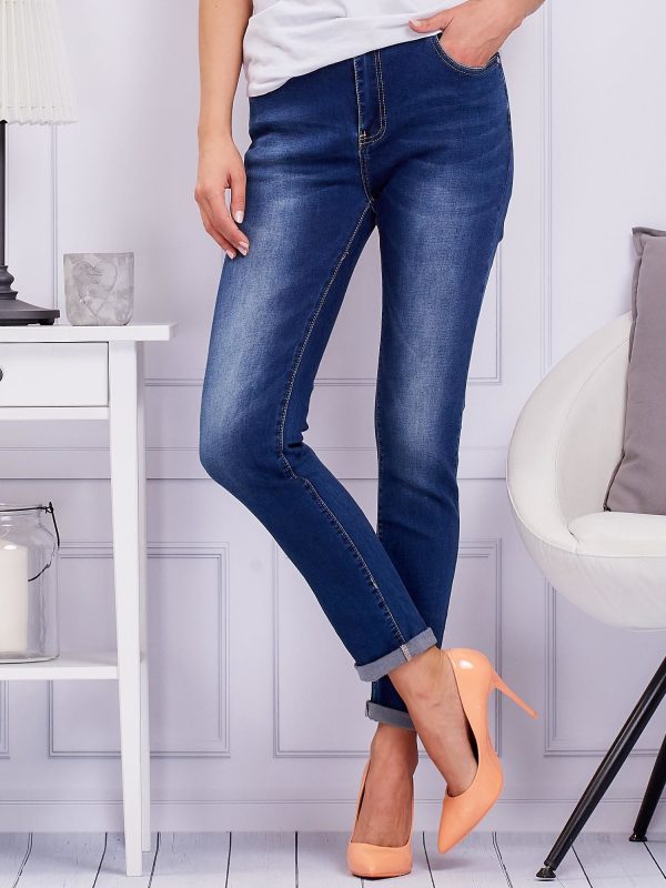 Wholesale Blue straight jeans