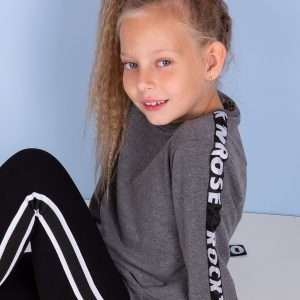 Wholesale Sweatshirt for girls dark grey