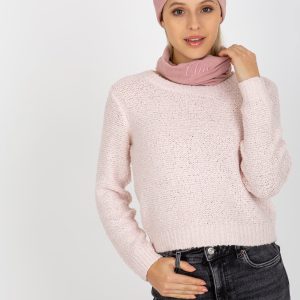 Wholesale Light pink hat and chimney set