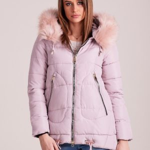 Wholesale Pink women's jacket for winter