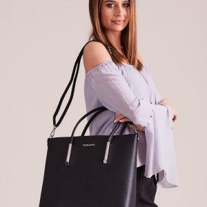 Wholesale Black Elegant Bag with Detachable Strap