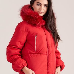 Wholesale Red women's jacket for winter