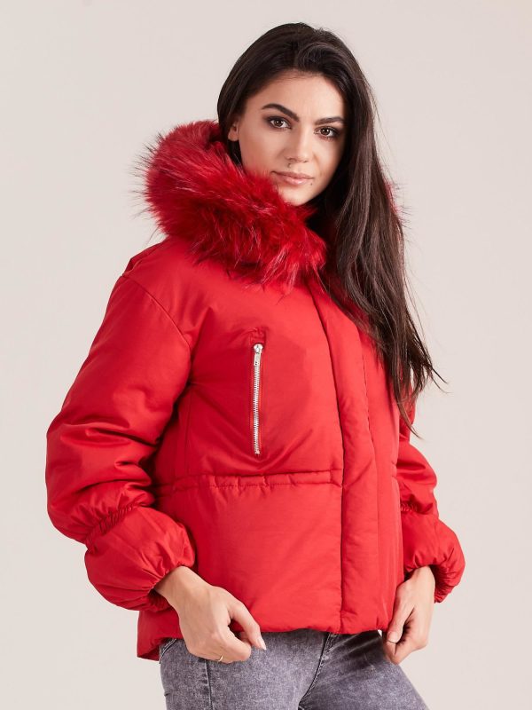 Wholesale Red women's jacket for winter