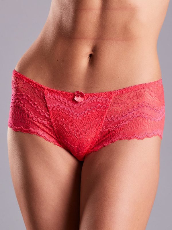 Wholesale Dark Pink Lace Panties For Women