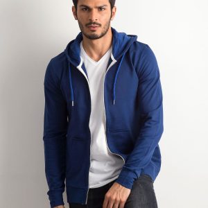 Wholesale Blue Men's Hoodie