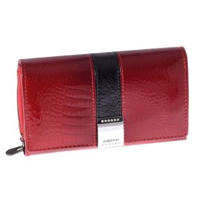 Wholesale Dark Red Alligator Leather Pattern Wallet