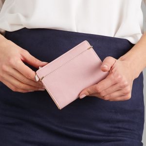 Wholesale Pink Women's Snap Wallet