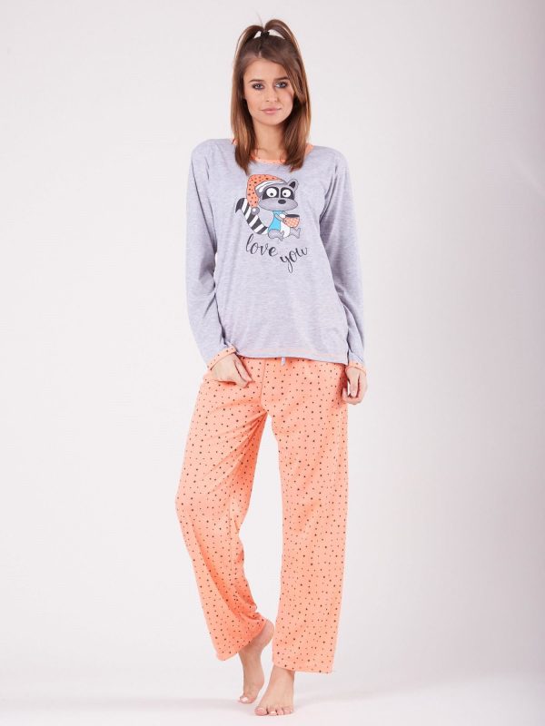 Wholesale Orange Printed Pyjamas