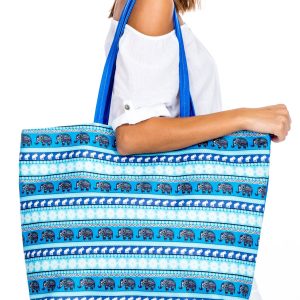 Wholesale Blue Patterned Bag