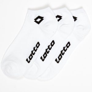 Wholesale LOTTO Men's White Short Socks