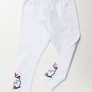 Wholesale White Cotton Leggings For Girl