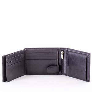 Wholesale Black Soft Genuine Leather Wallet For Man