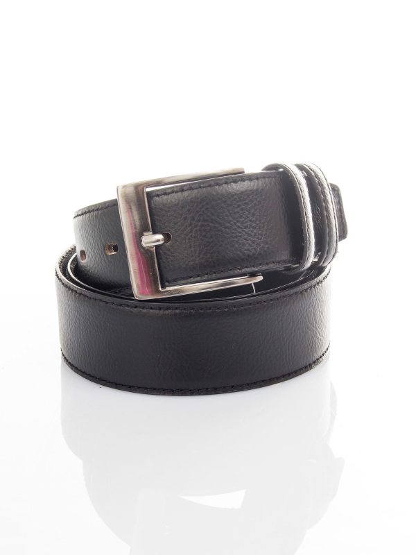 Wholesale Men's Black Belt With Buckle