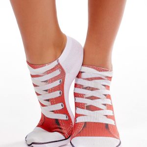 Wholesale Socks footer with sneaker motif