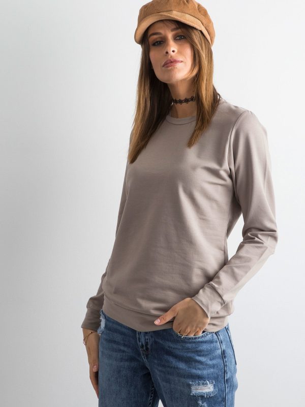 Wholesale Basic women's coffee sweatshirt