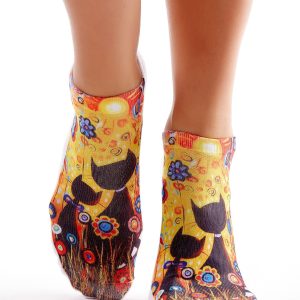 Wholesale Women's Socks with Cat Print