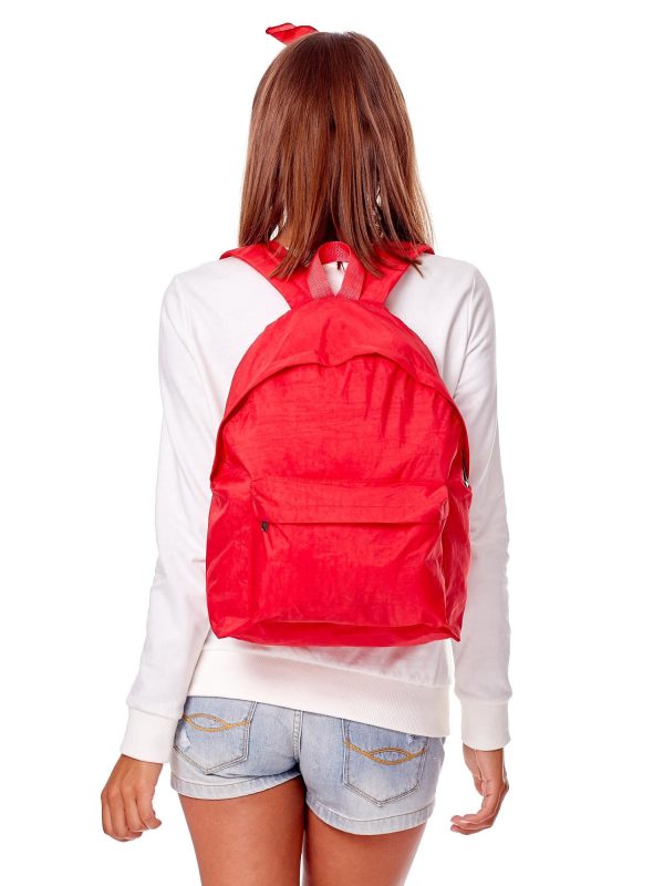 Wholesale Red Fabric Backpack