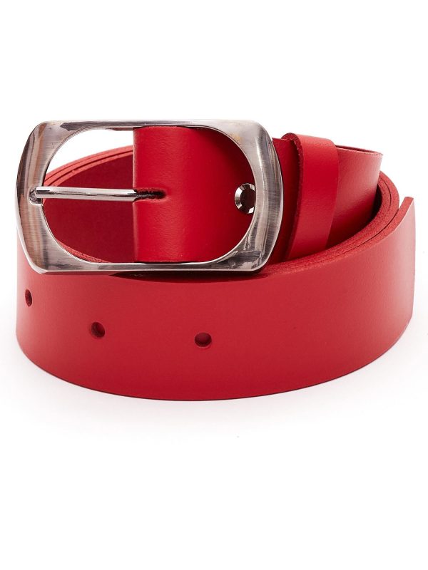 Wholesale Red Genuine Leather Strap