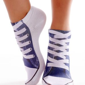 Wholesale Women's socks with sneaker motif